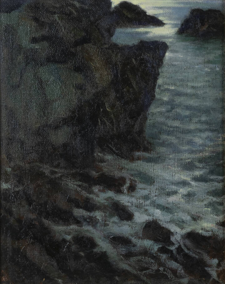 MARIO CHIANESE - 'Maretta a Nervi' o 'Mareggiata a Nervi' 1996