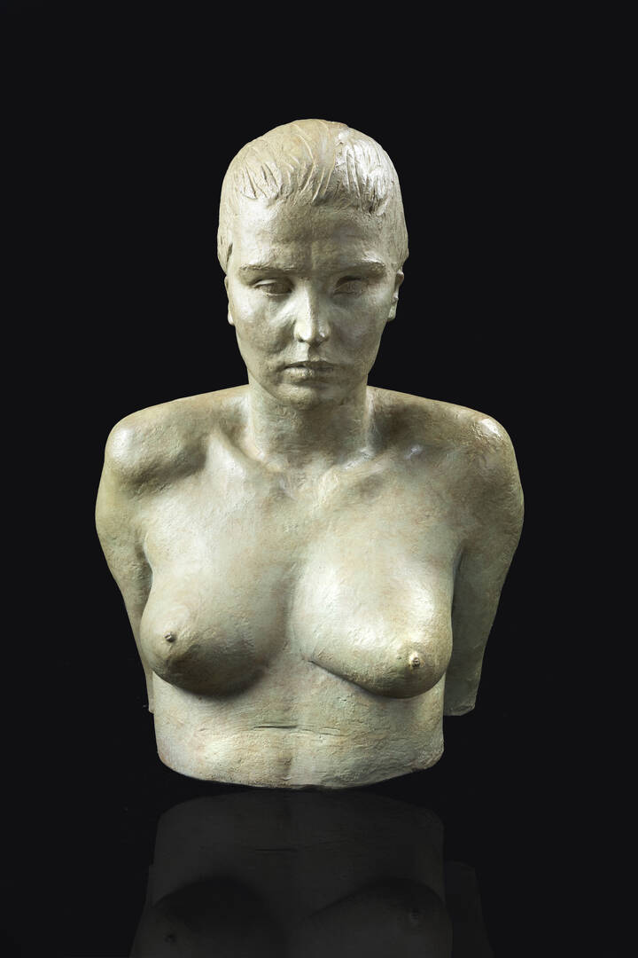GIUSEPPE BERGOMI - 'Busto di fanciulla nuda' 1992