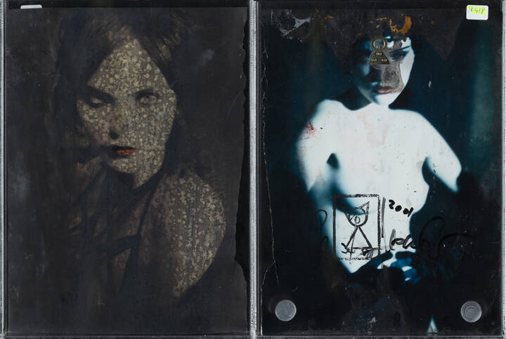 PAOLO LEONARDO - 'Senza titolo (volto femminile)' 2001