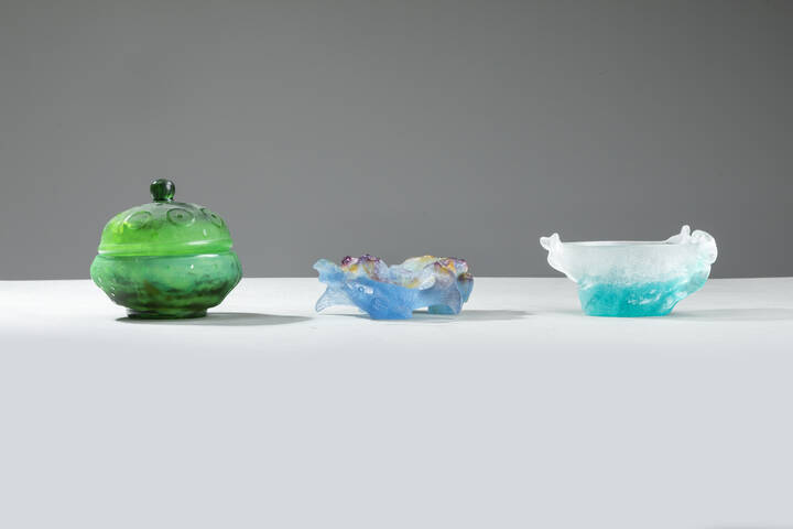 DAUM NANCY - Lotto di tre oggetti