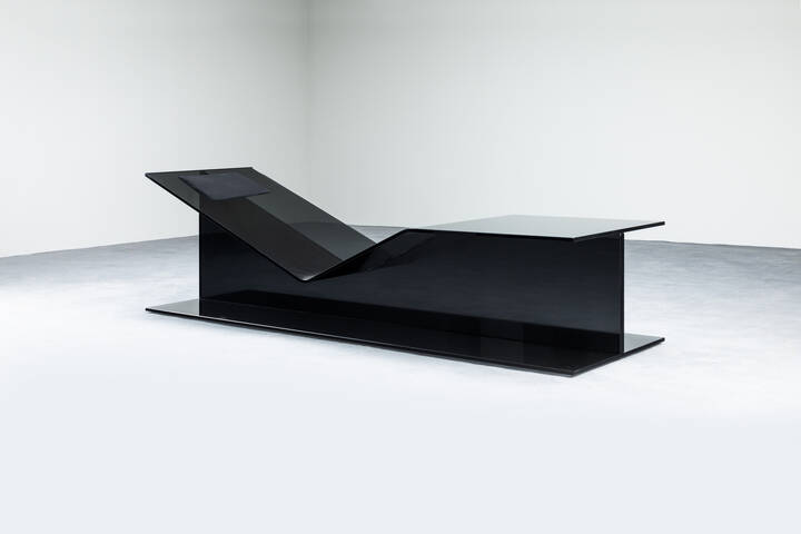 JEAN-MARIE MASSAUD - Chaise long mod. I-BEAM 