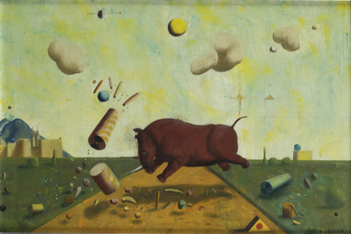 VOJISLAV STANIC - 'Rinoceronte infuriato', 1974