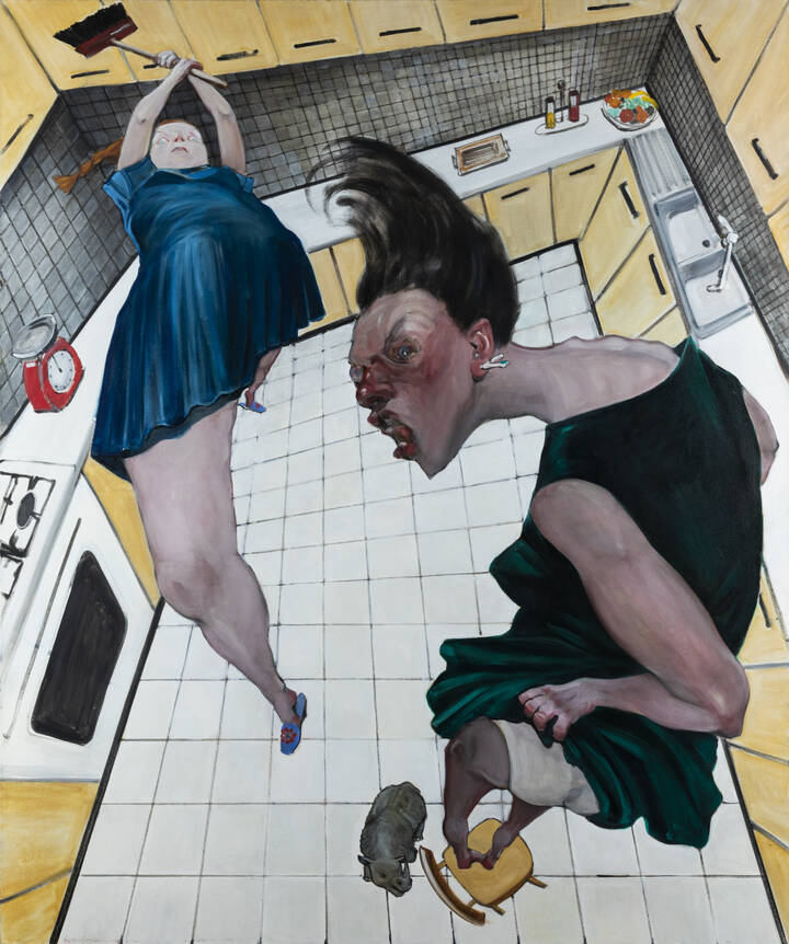 ENRICO ROBUSTI - 'Abbiamo la casa infestata dai rinoceronti', 2004