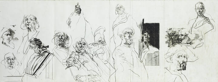 WEISBUCH CLAUDE (attribuito) - 'Personaggi'