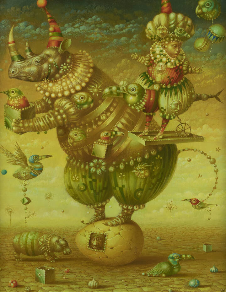 LEONID SERGEEV - 'Rinoceronte equilibrista'