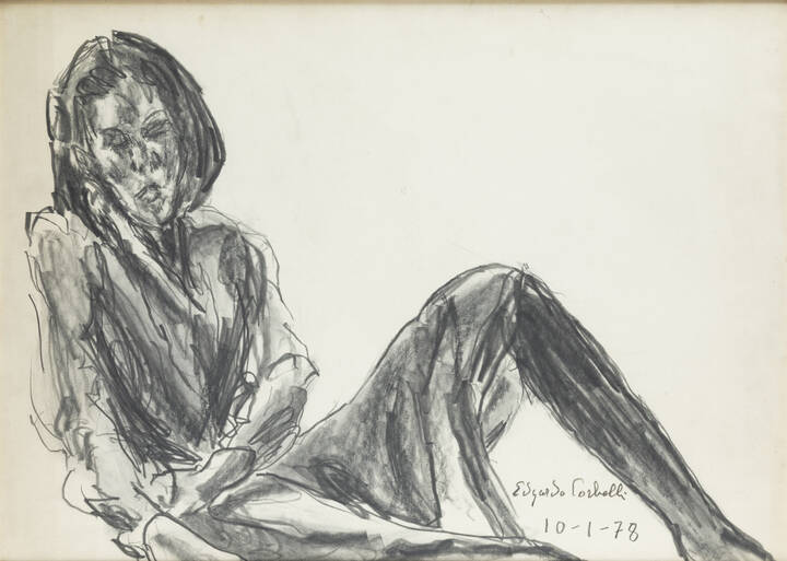 EDGARDO CORBELLI - 'Donna in posa' 10/1/1978