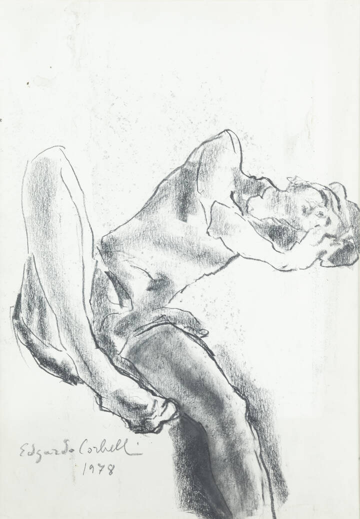 EDGARDO CORBELLI - 'Dormiente in posa' 1978