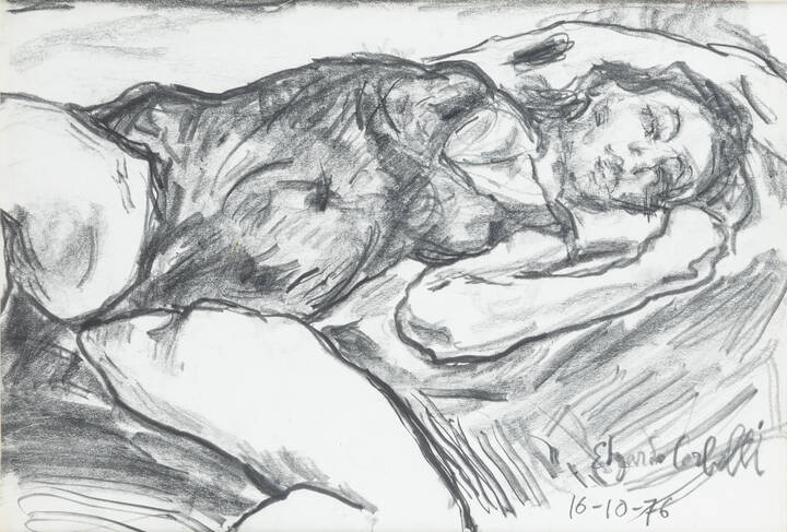 EDGARDO CORBELLI - 'Nuda distesa' 16/10/1976