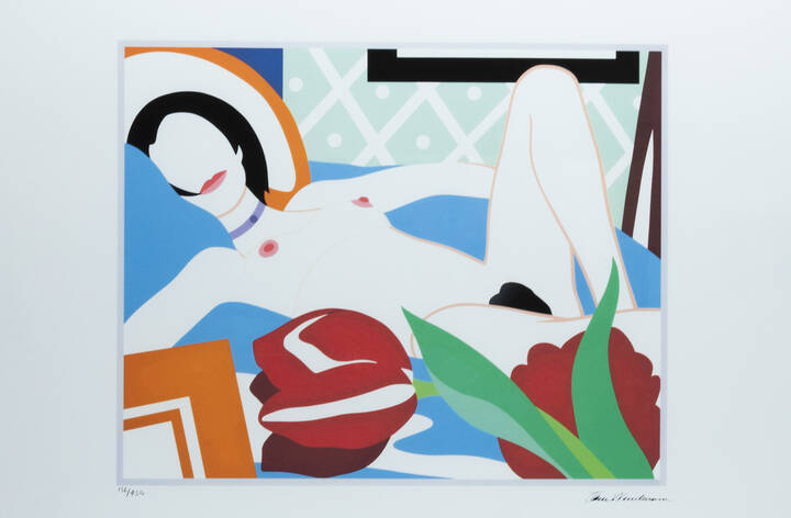 TOM WESSELMANN - 'Nuda tra i fiori'