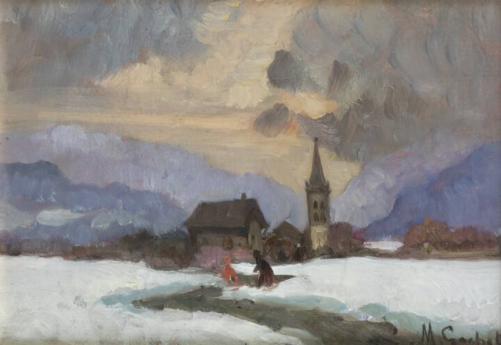 MARIO GACHET - 'Inverno a Frabosa Sottana'