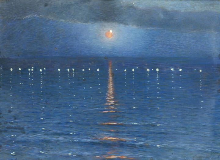 ALBERTO BENISCELLI - 'Luna sul mare'