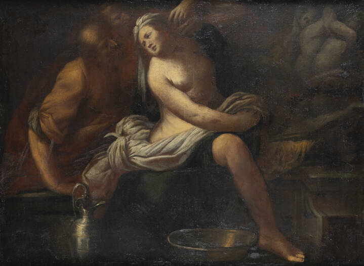 PITTORE ANONIMO DEL XVII SECOLO  - 'Susanna e i vecchioni'