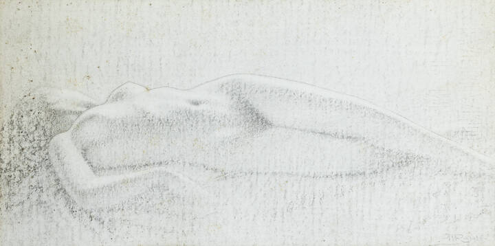 MARIO REVIGLIONE - 'Nudo disteso' 1936