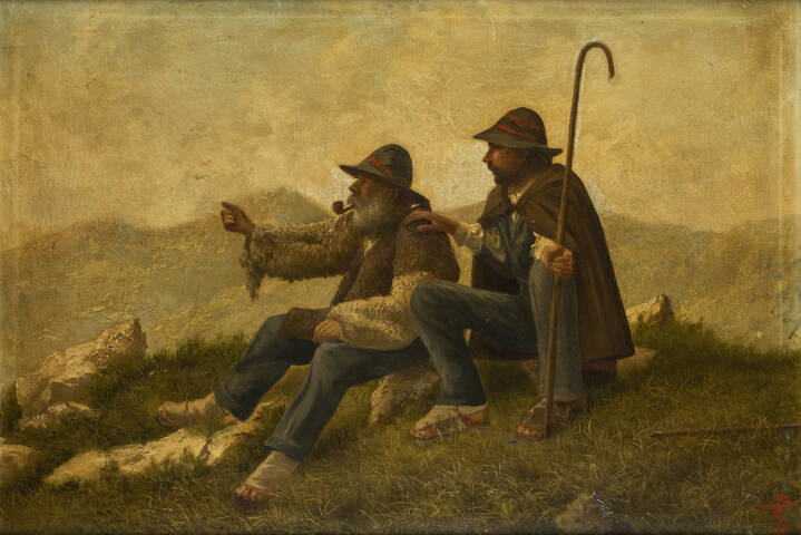 GIACINTO BO - 'Due pastori'