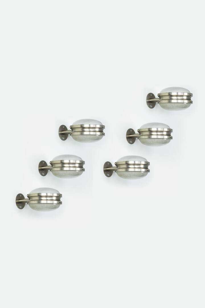 SERGIO MAZZA - Sei lampade a parete della serie Gamma C