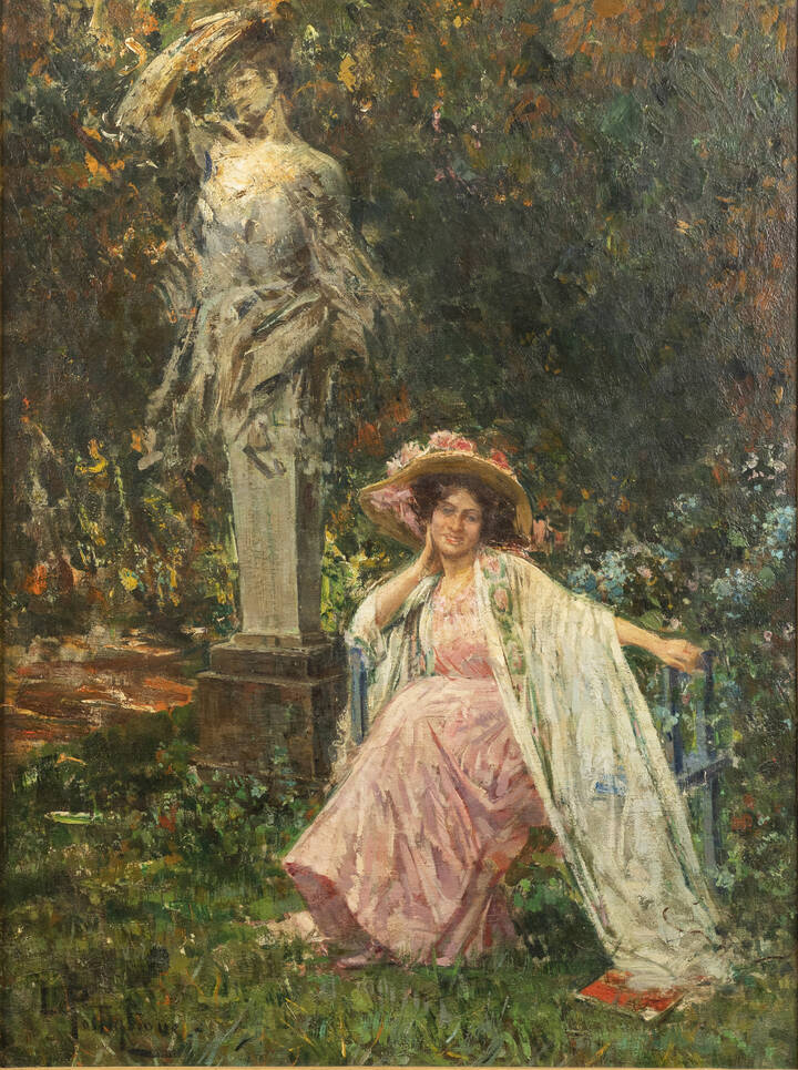 LUCA POSTIGLIONE - 'Signora in giardino'