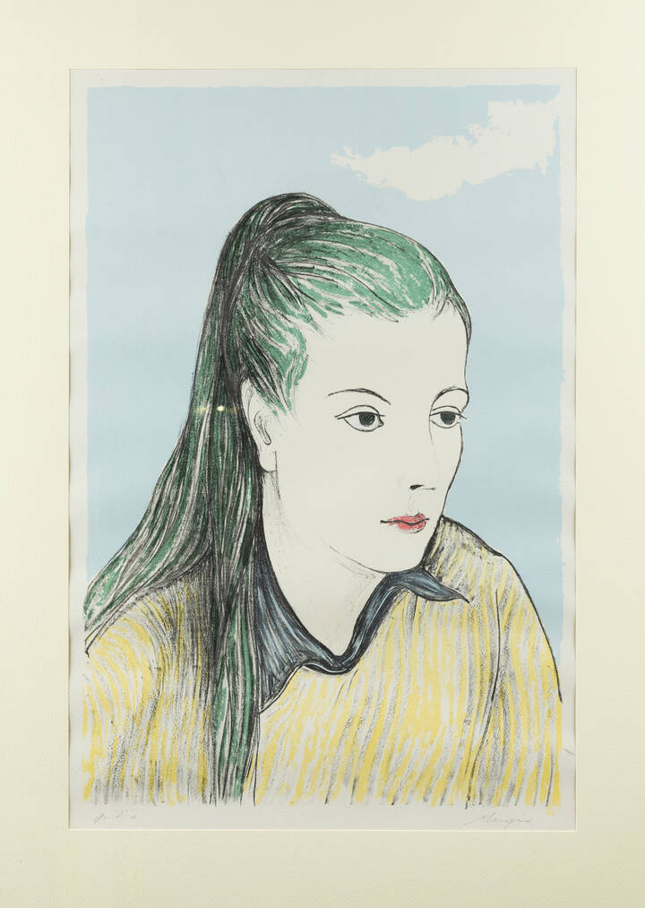 FRANCESCO MENZIO - 'Ritratto di fanciulla'