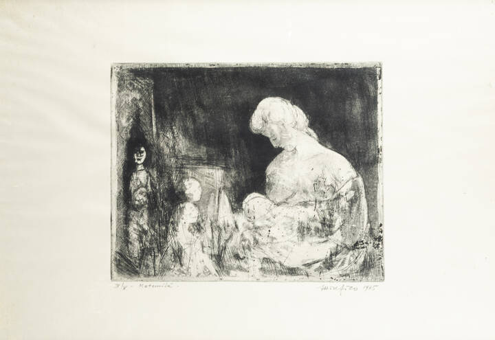 ETTORE FICO - 'Maternità' 1965