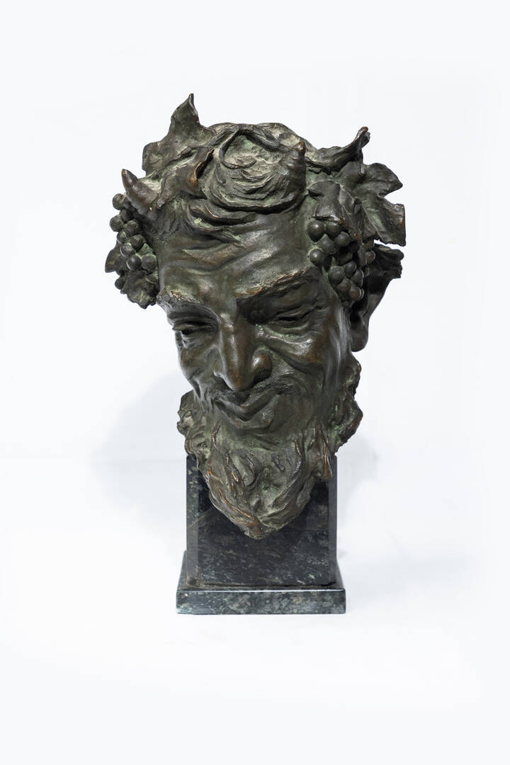 VINCENZO GEMITO - 'Testa di satiro'