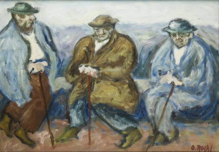 OTTONE ROSAI - 'Pensionati' 1955