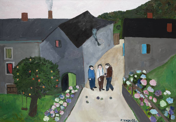 FRANCESCO TABUSSO - 'Giocatori di bocce'