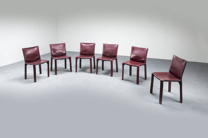 MARIO BELLINI - Sei sedie mod. Cab 412