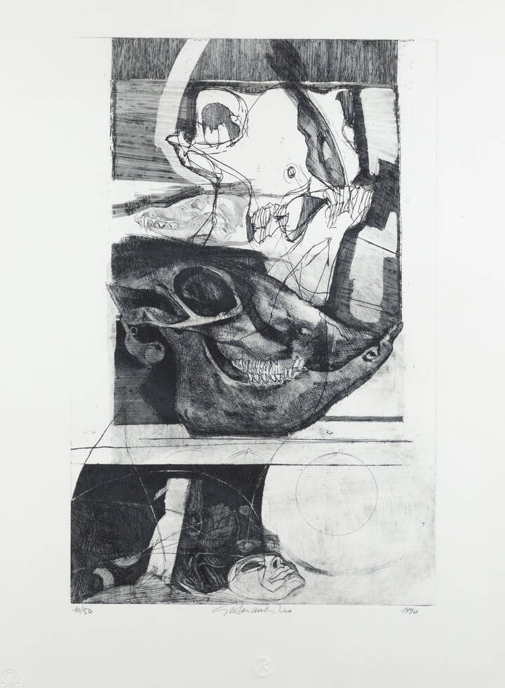 GIACOMO SOFFIANTINO - 'Composizione' 1990