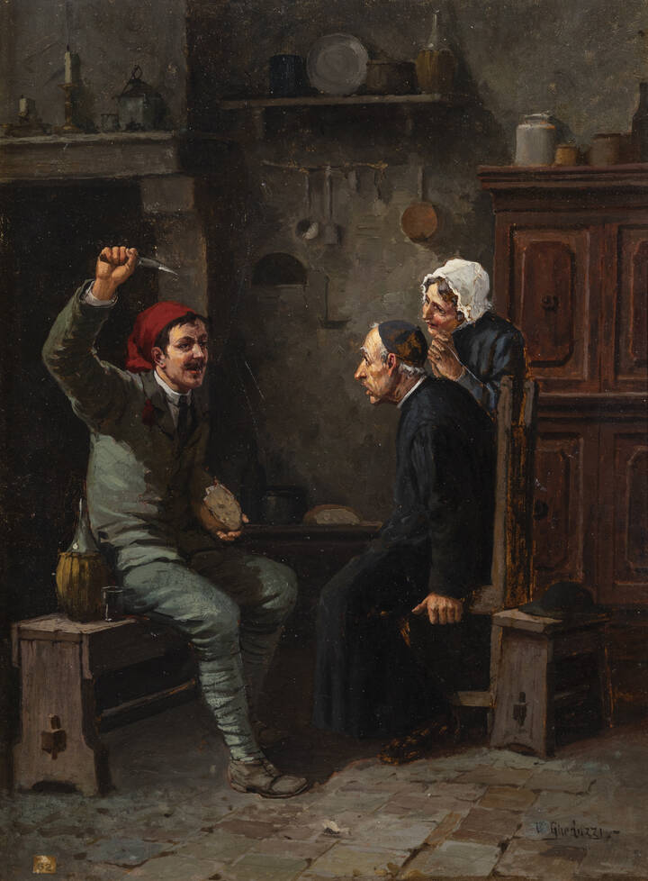 UGO GHEDUZZI - 'Racconto del reduce' 1903