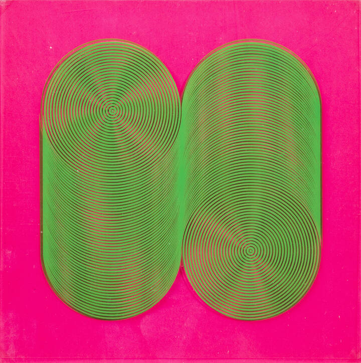 EDOARDO LANDI - 'Due Cilindri' 1972