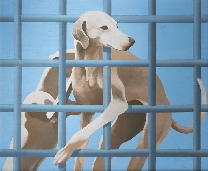 HENRI CUECO - 'La grille bleue'