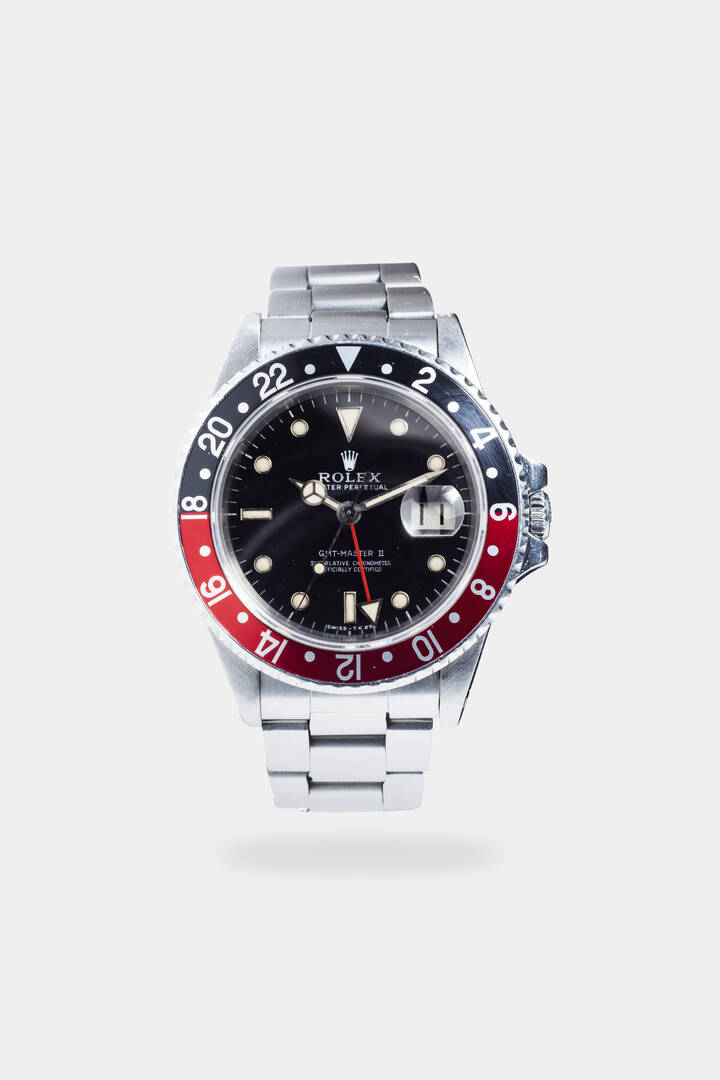 ROLEX - Mod. 'GMT Master II' detto 'Fat lady', ref. 16760, anno 1983