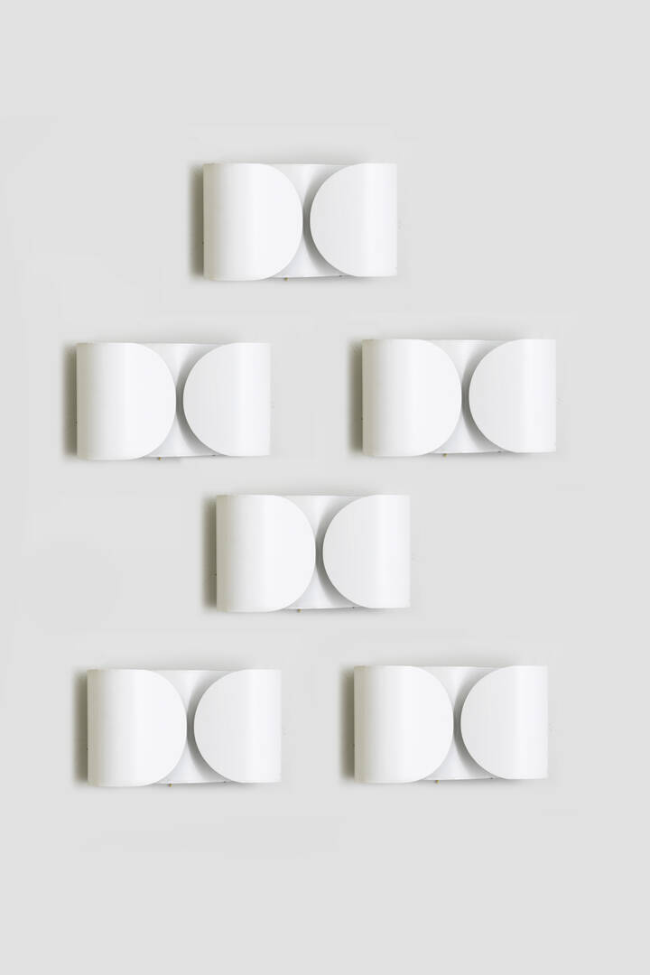 AFRA E TOBIA SCARPA - Sei appliques mod. Foglio