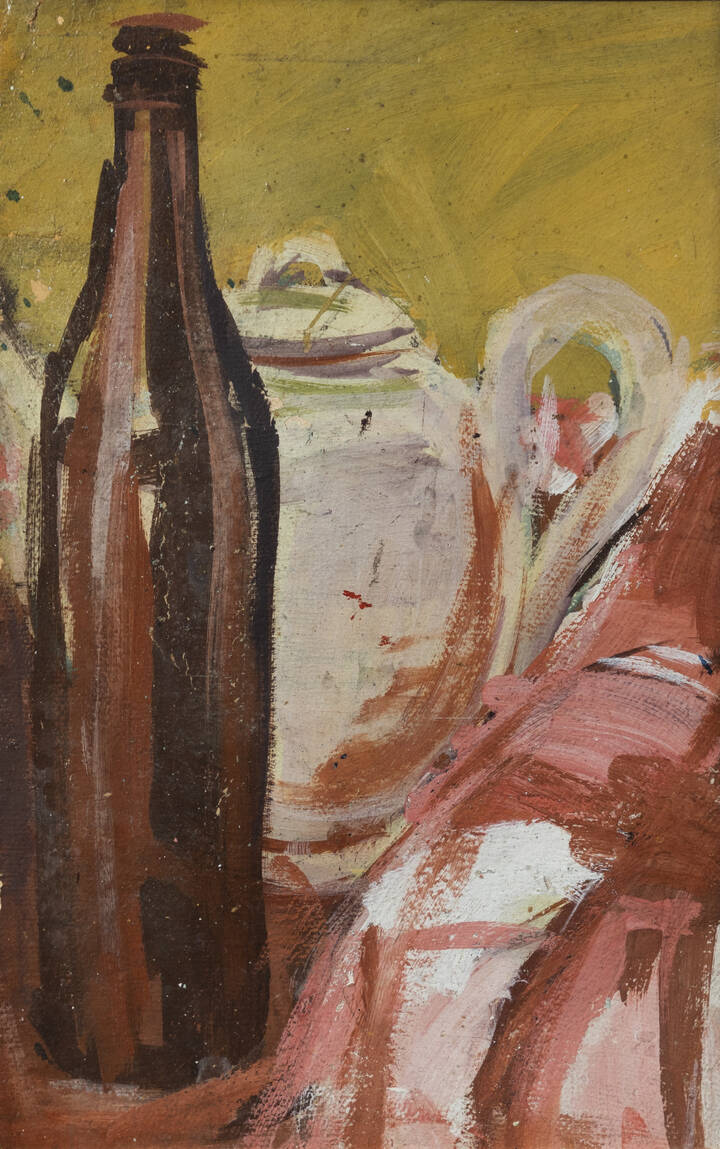 LUIGI SPAZZAPAN - 'Bottiglie' 1930 circa