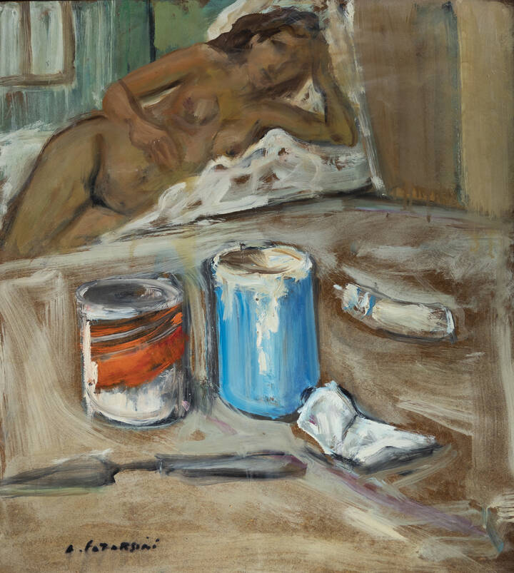 ALFREDO CATARSINI - 'Composizione' 1970