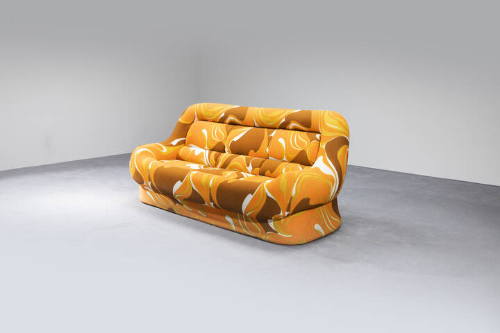  EMILIO GUARNACCI, FEIX PADOVANO, CLAUDIO VAGNONI - Divano mod. Nuava