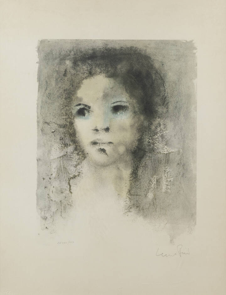 LEONOR FINI - 'Volto femminile' 1960 circa