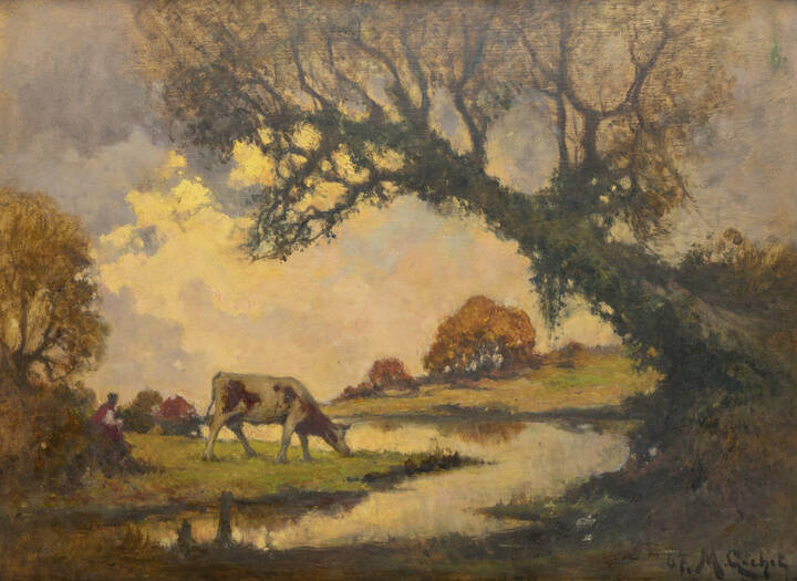 MARIO GACHET - 'Ultimo pascolo' autunno 1962