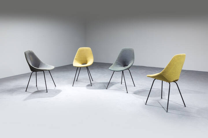 VITTORIO NOBILI - Quattro sedie mod. Medea