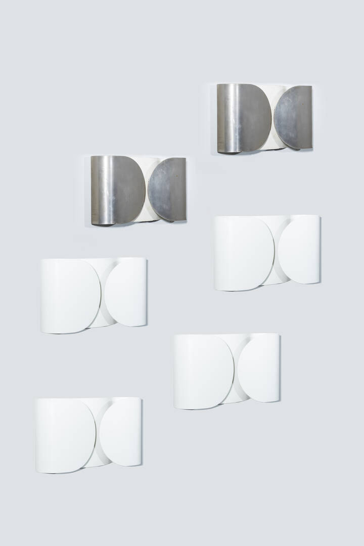 AFRA E TOBIA SCARPA - Sei lampade da muro mod. Foglio