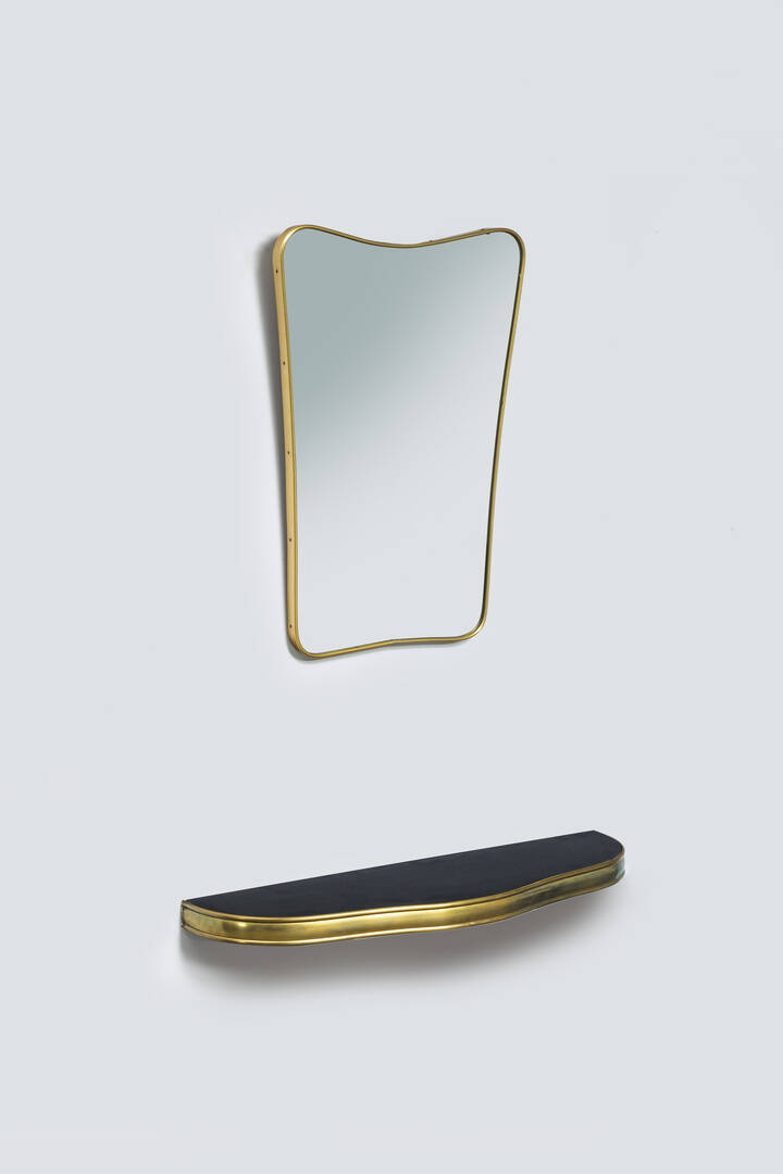 PRODUZIONE ITALIANA - Specchio e mensola<br><br>