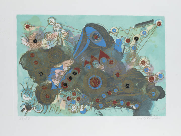 UMBERTO MASTROIANNI - 'Composizione astratta'