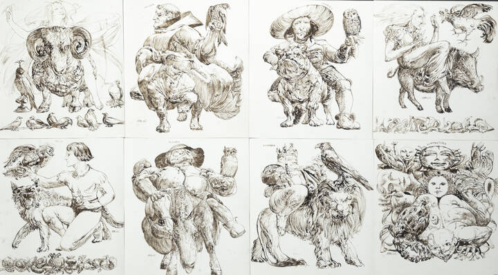 ABACUC (Silvano Gilardi) - 'I vizi capitali'1967