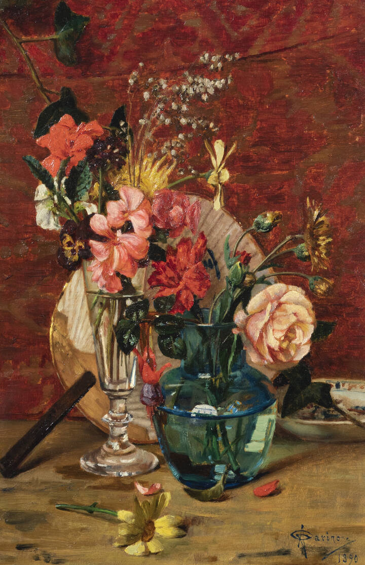 ANGELO GARINO - 'Fiori' 1890