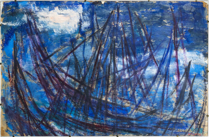 ANTONIO CORPORA - 'Senza titolo'  ante 1960