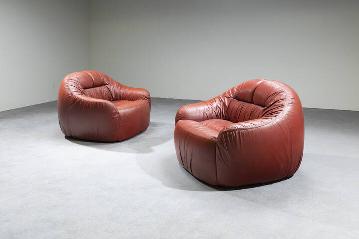 CRIPPA SERGIO - Coppia di poltrone mod. Otaria