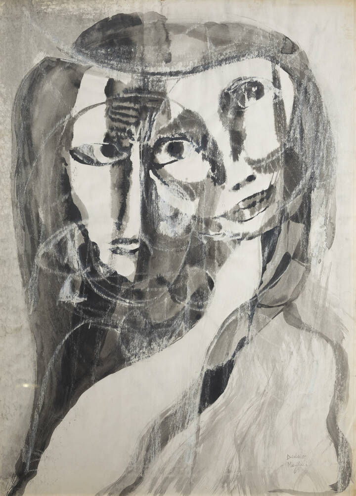 DEDALO MONTALI - 'Due volti' 1965