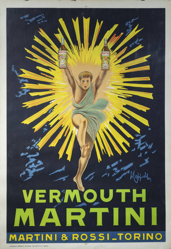 LEONETTO CAPPIELLO - 'Vermouth Martini - Martini & Rossi - Torino' 1959