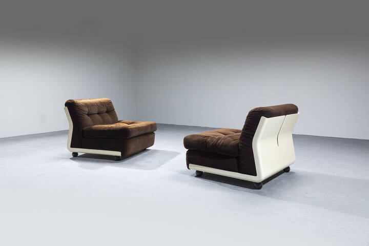 MARIO BELLINI - Coppia di poltrone mod. Amanta