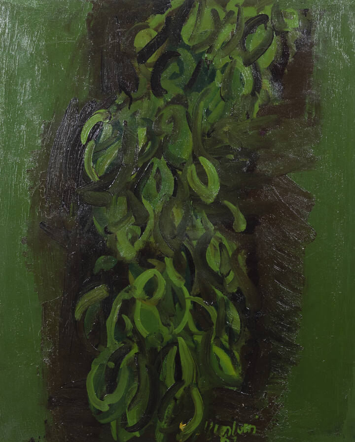 ENNIO MORLOTTI - 'Cascata di foglie' 1967