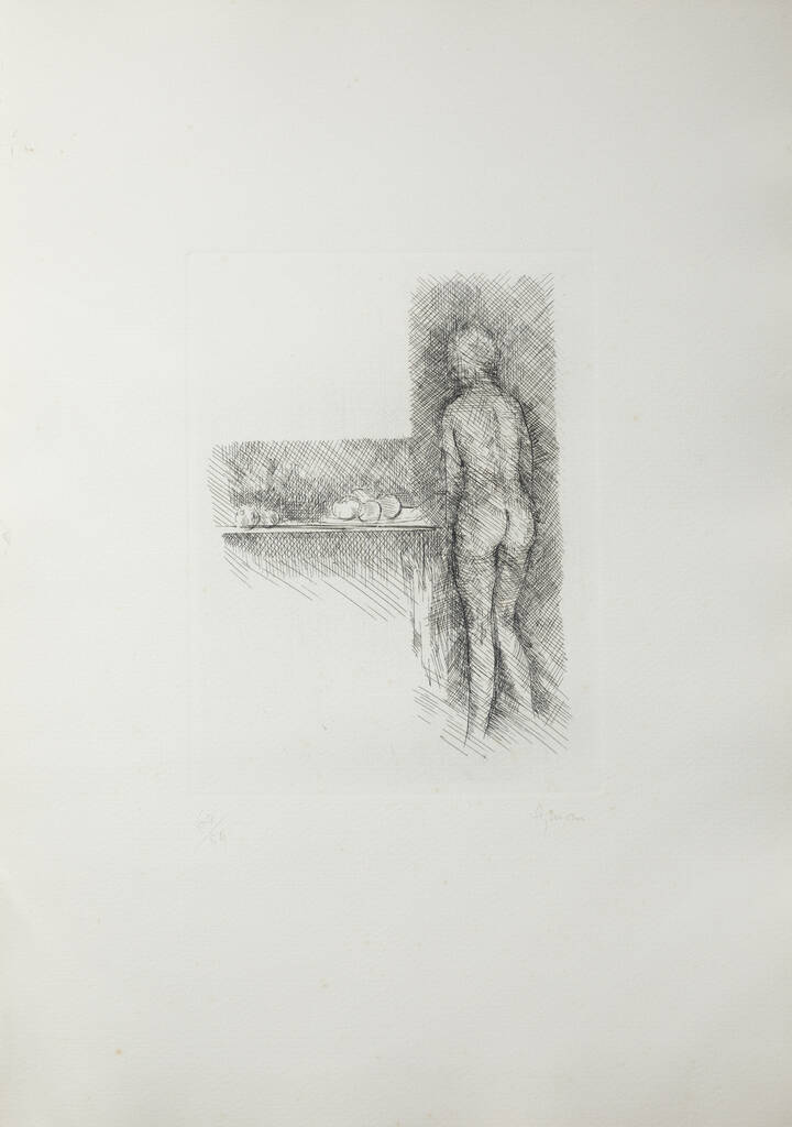 GIUSEPPE AJMONE - 'Nuda in piedi di schiena' 